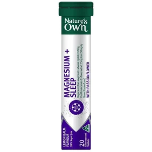 (PRE ORDER) Nature's Own Magnesium + Sleep Effervescent 20 Tablets shelf life 2yrs